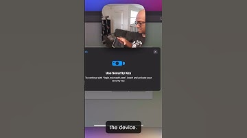 Quick demo of signing into Microsoft Entra ID with a FIDO2 security key on iOS/iPadOS
