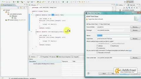 JUnit Test using Eclipse