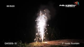 Maxsem Fireworks GW0819-10 Silver Fountain (Height: 2m)