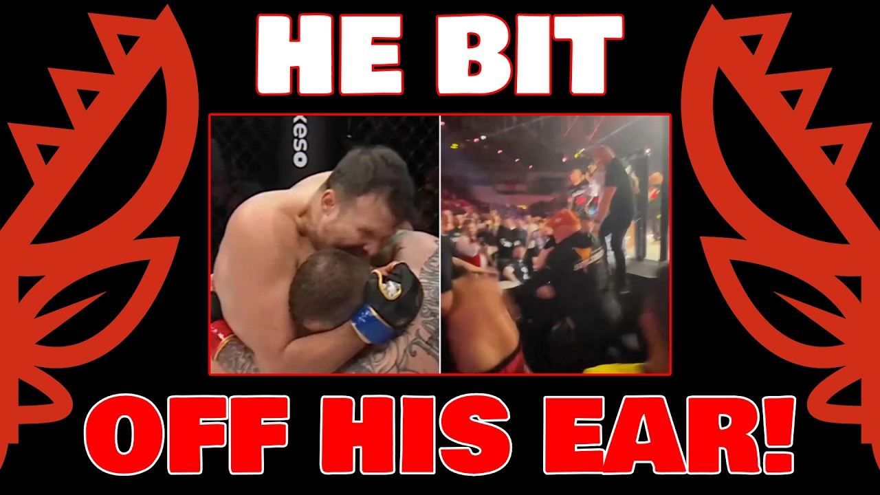 Exploding Ear Mma MMA Fighter Bites Opponent's Ear Off (then the Real Chaos Starts) - YouTube