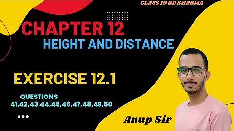 Ex 12.1 Q41 to Q50 RD Sharma class 10 maths | Exercise 12.1 RD Sharma class 10 maths