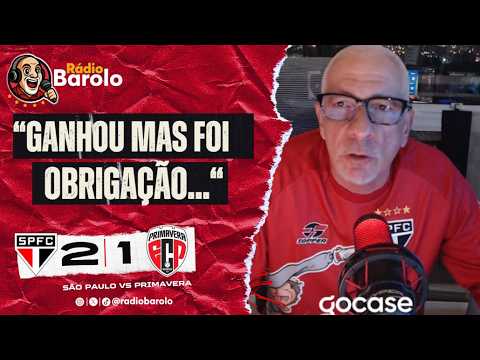 Barolo comments on and analyzes São Paulo's victory against Primavera!