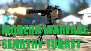 FALLOUT 4 MOD REVIEW Modern Warfare Sentry Turret