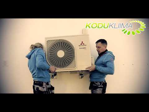 Soojuspumba paigaldus. Kodukliima. AC, heatpump installation.