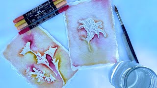 Use Watercolor to Embellish Die-Cuts - 2 Ways!