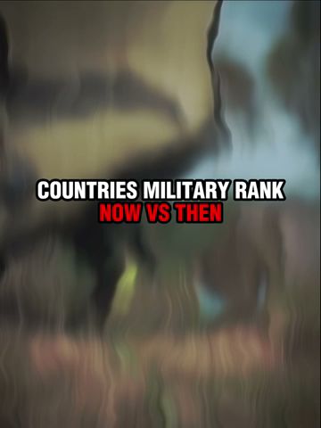 COUNTRIES MILITARY RANK NOW VS THEN (PART 2) #shorts #history #countries