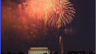 Fireworks Washington D.C. and the US Navy Band Star Spangled Banner