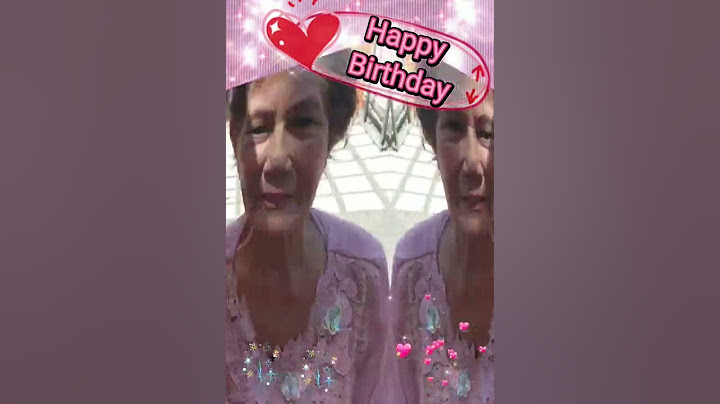 Happy 85th Birthday Nanay Belen Cabrera