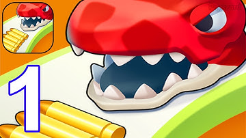 Stack Of Bullet - Attack Dino - Gameplay Walkthrough Part 1 Bullet Run Merge Dino (iOS, Android)