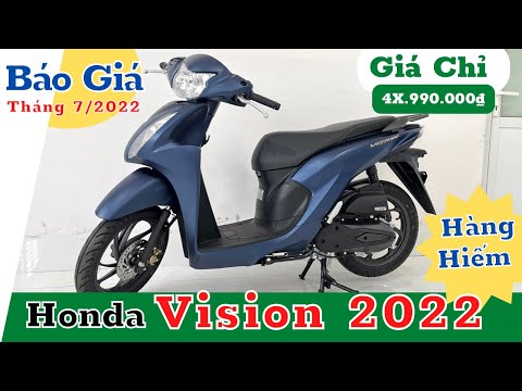 Video ???? Báo giá xe Honda VISION 2022 mới nhất tháng 07. - youtube