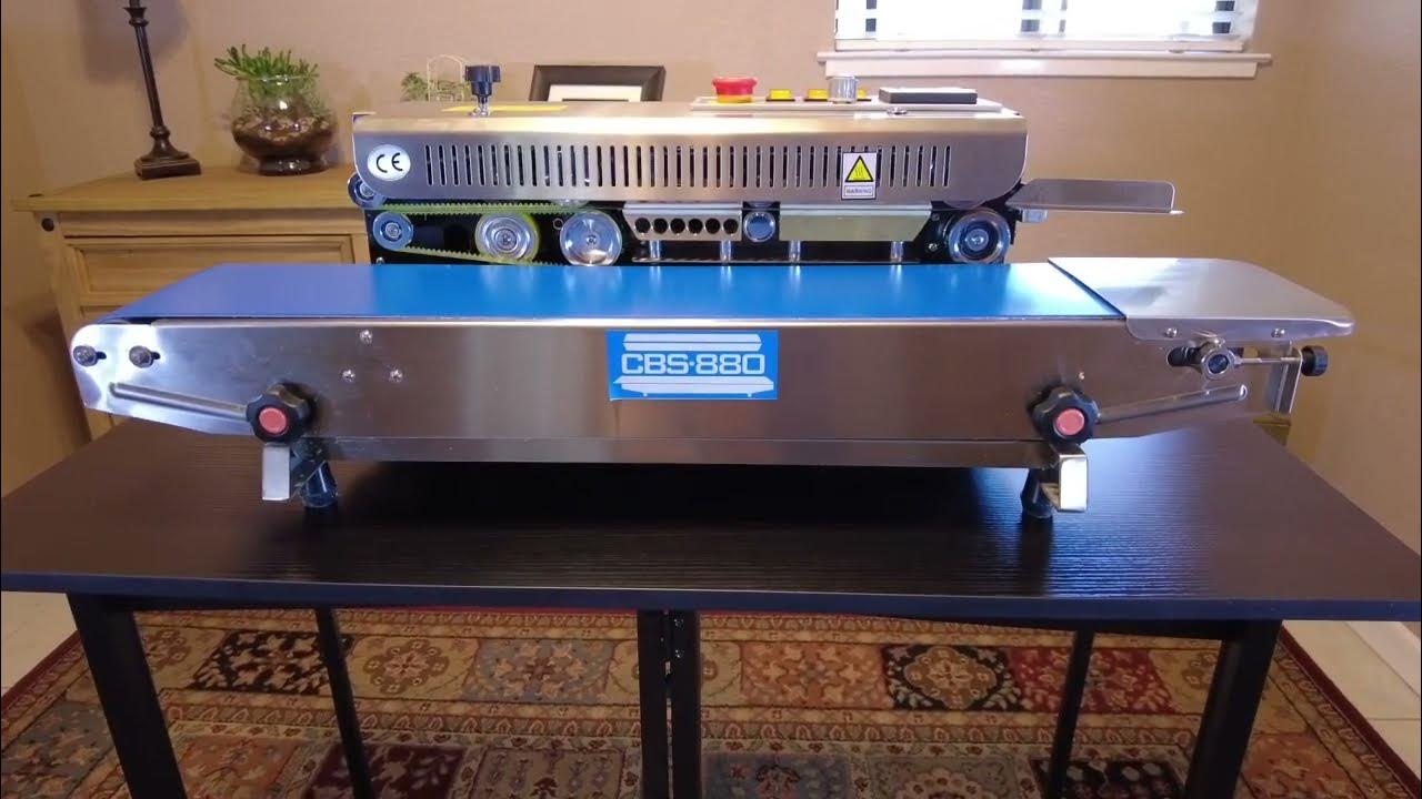 Coffee Bag Sealer Model CBS880 with Embossing Overview by Coffee