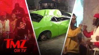 Offset & Cardi Celebrate At Offsets New Album Release Party Tmz Tv