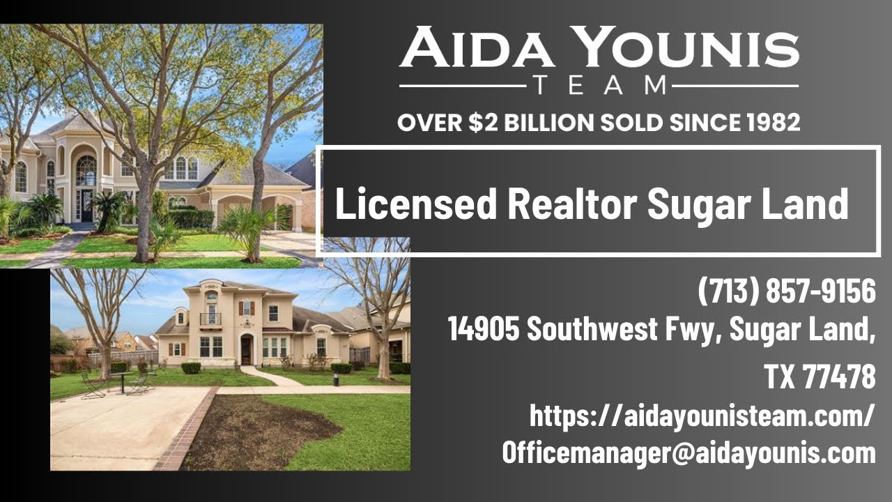 Aida Younis Team | Licensed Realtor Sugar Land | (713) 857-9156