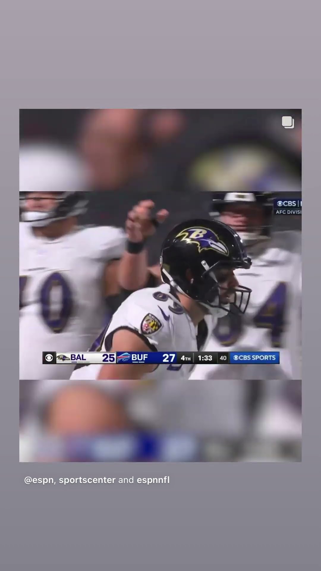 He trusted his team #hoodnews #markandrews #ravens #bills #NFL #football #sports #viralvideo #team