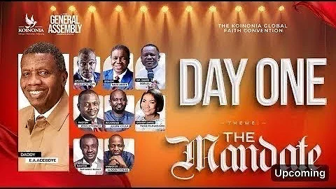 DAY 1 OF THE GENERAL ASSEMBLY WITH KOINONIA (EVENING SESSION) ||19||11||2025