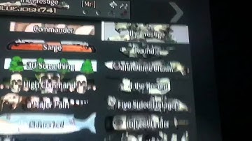 The First Page of Titles and Challenges For Them on MW3