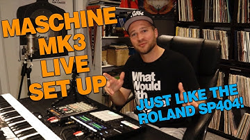 Maschine Mk3 to Roland SP-404 X Perform FX with Maschine Mk3 (SP-404 style)🔥🔊