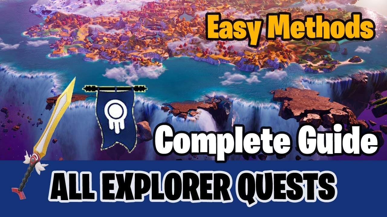 All Explorer Quests And How To Complete Them Easily in Fortnite - YouTube