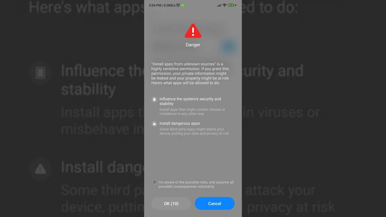 U Launcher Permission information and usage