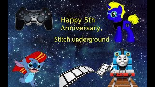 Happy 5Th Anniversary, Stitch Underground