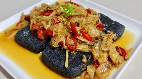 Thumbnail of Tahu Arang Tumis Tong Cai / Masakan Vegetarian Tanpa Bawang