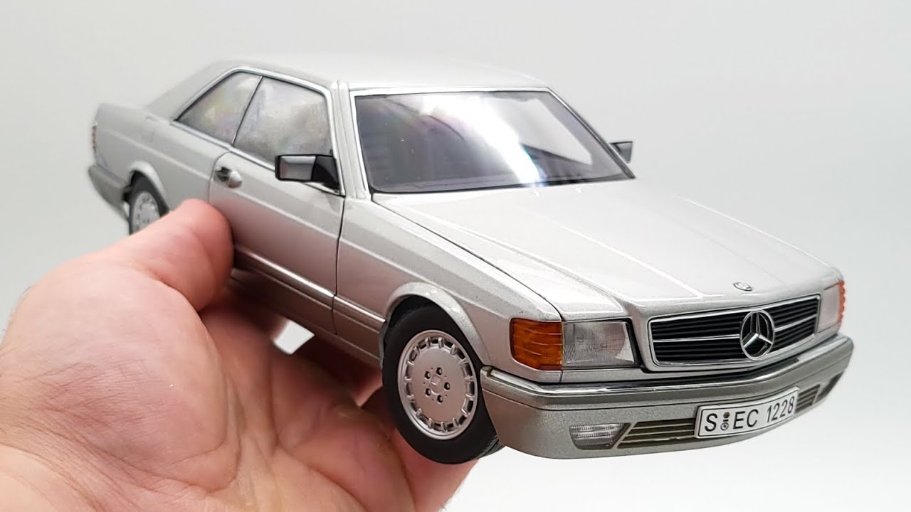 AUTOart 1:18 Mercedes 500 SEC By Scale Reviews - YouTube