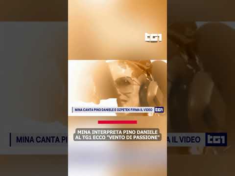 Video Mina interpreta Pino Daniele: al Tg1 ecco Vento di passione