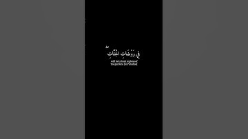 [و الذين ءامنوا و عملوا الصالحات في روضات الجنات..] كرومات قران شاشة سوداء-سورة الشورى-عكاشة كميني