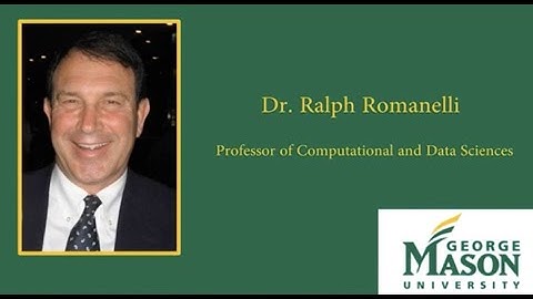 Dr. Ralph Romanelli - Department of Computational and Data Sciences