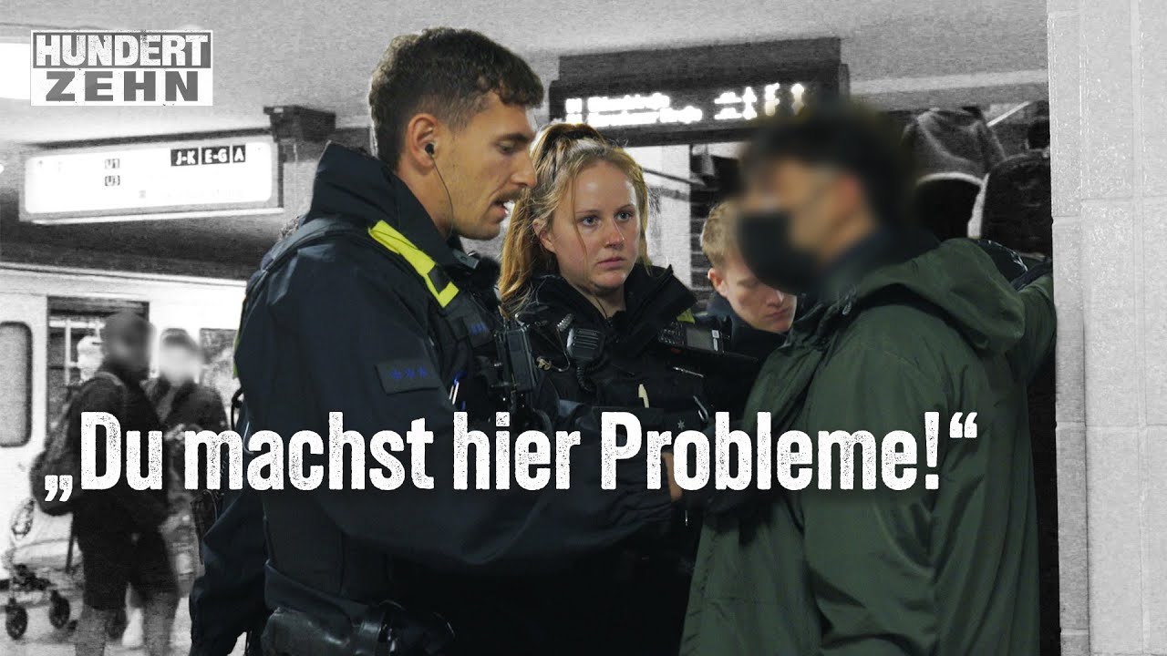 Polizeikontrolle im U-Bahnhof am Kotti | HUNDERTZEHN