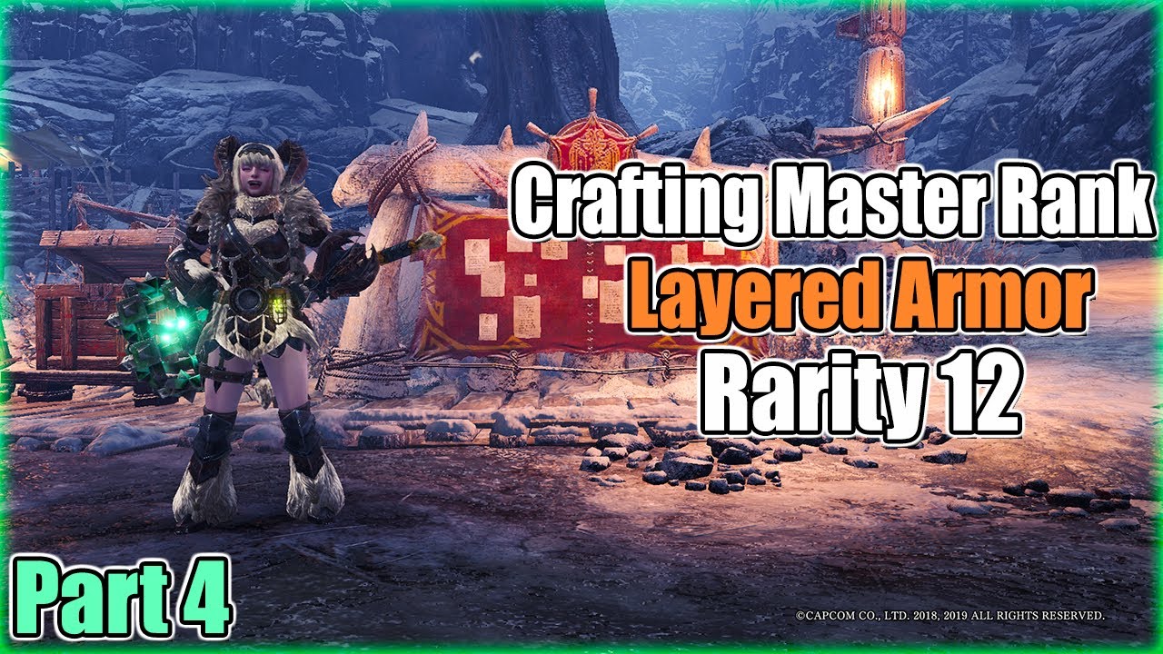 Crafting Every MR Layered Armor | Rarity 12 - Monster Hunter World Iceborne Gameplay [PS5]