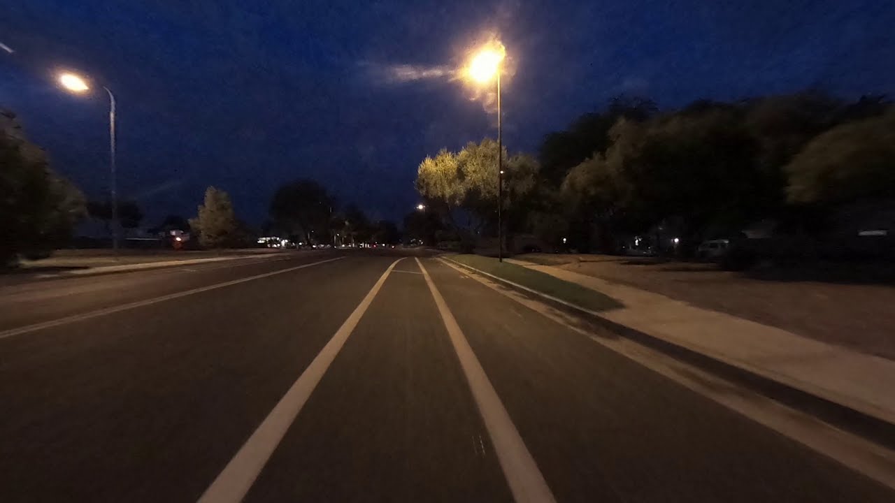 Night Time Bike Ride- Jacaranda Loop, Chandler, AZ