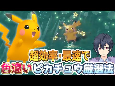 ポケモンSV】色違いピカチュウ超高速厳選方法【ポケモン