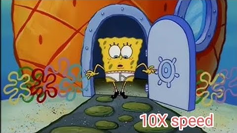 Spongebob Squarepants theme but every time it says Spongebob Squarepants it gets faster