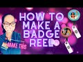How to make a badge reel - custom badge reels, retractable badge tutorial, make your own ID badge