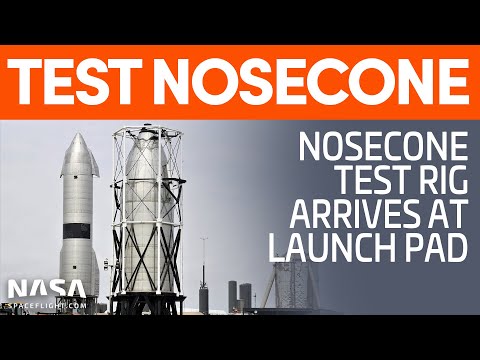 Test Nosecone arrives at Launch Site - RoboDogs on the Prowl | SpaceX Boca Chica