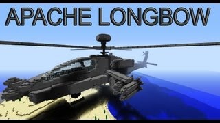 3D Apache Helicopter in Minecraft