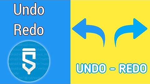 Undo Redo system in Sketchware