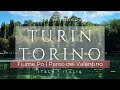 Turin italy  torino italia  fiume po  parco del valentino 4k