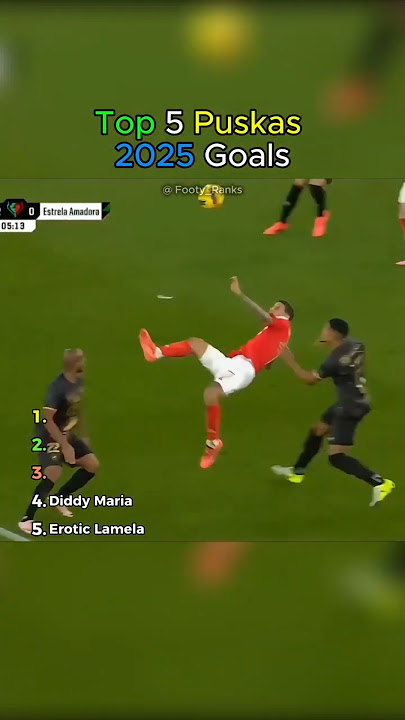 Top 5 Puskás Goals 2025 😱 #footyranks