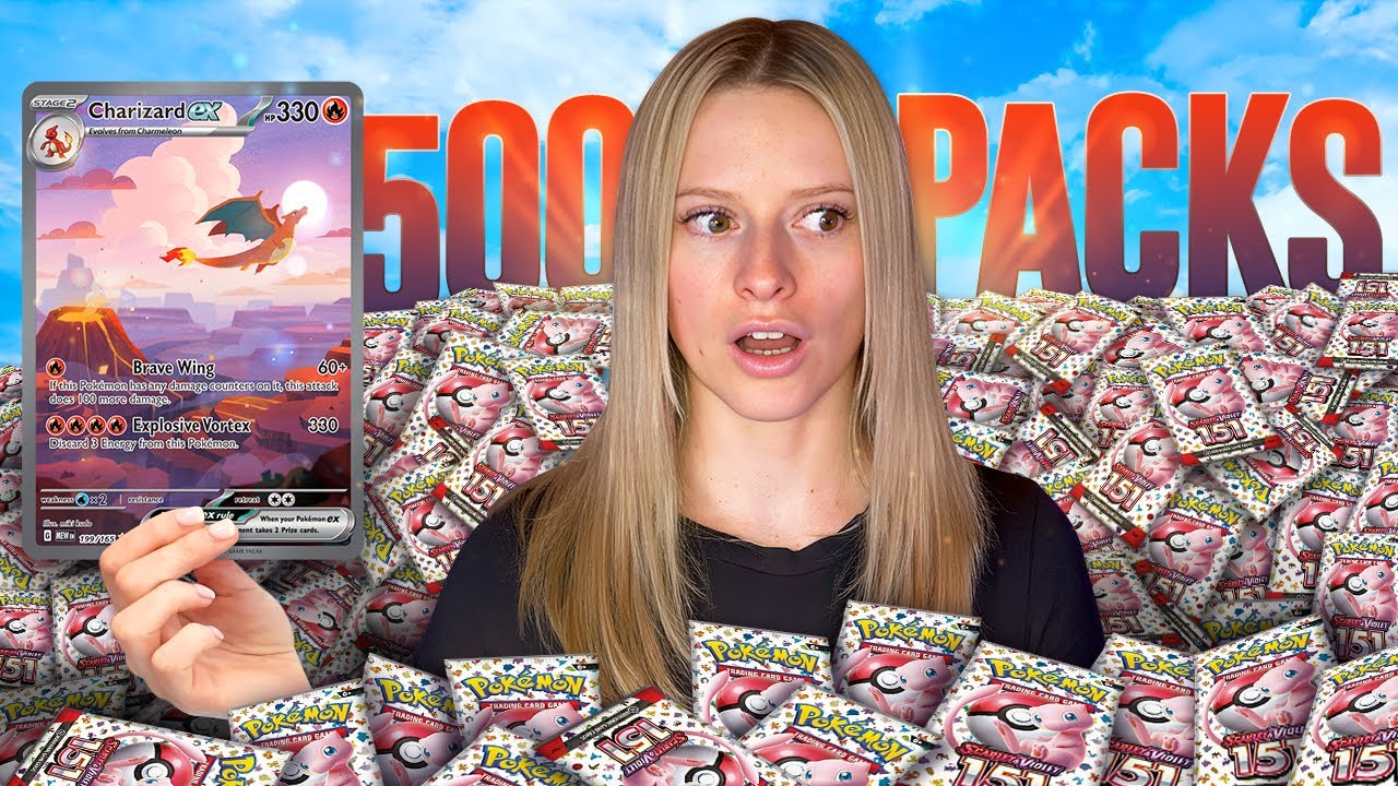 OPENING 500 PACKS OF POKEMON 151!