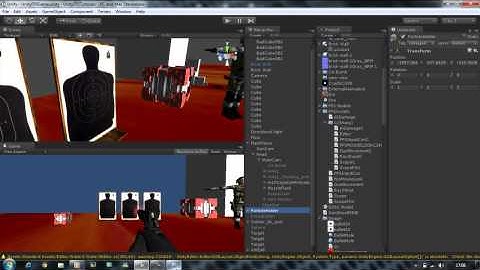 020 Unity 3d : Making Our Gun Shoot and Making Muzzle Flash (C Sharp ) - Part 3 - 7