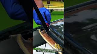 AUTO GLASS TRIM REMOVAL TOOL in Action! Fast Windshield Seal Repair #shorts #tools #carrepair
