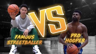 FAMOUS STREEBALLER VS PRO PLAYER!!WHICH STYLE WINS?! NO DRIBBLE LIMIT AND 3 DRIBBLE LIMIT screenshot 3