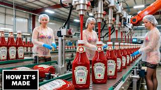 Heinz Tomato Ketchup: How Raw Tomatoes Become Millions of Bottles Daily?!