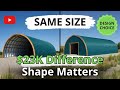 Round vs Traditional Quonset Shape: $23K Difference Explained