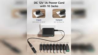 Review: 12V Power Supply AC Adapter 12 Volt Charger Universal Power Adapter for DC in 12V Powe...