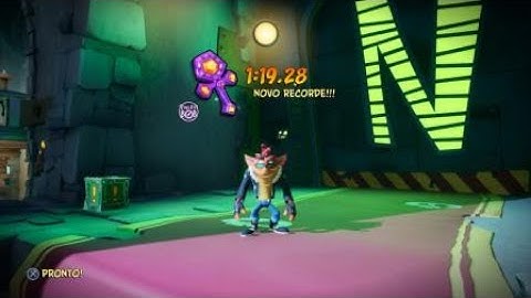 [NEW RECORD] Beating Developer Time in Cortex Castle in 1:19:28 (Hardest level) Crash 4