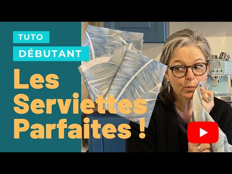 Comment coudre des ourlets de pro pour serviettes et nappes (couture en onglet)