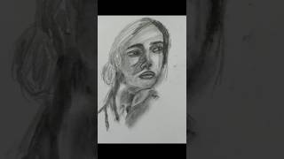 Menggambar riil sketsa wajah dengan menambahkan efek bayangan dan blending serta pencahayaan